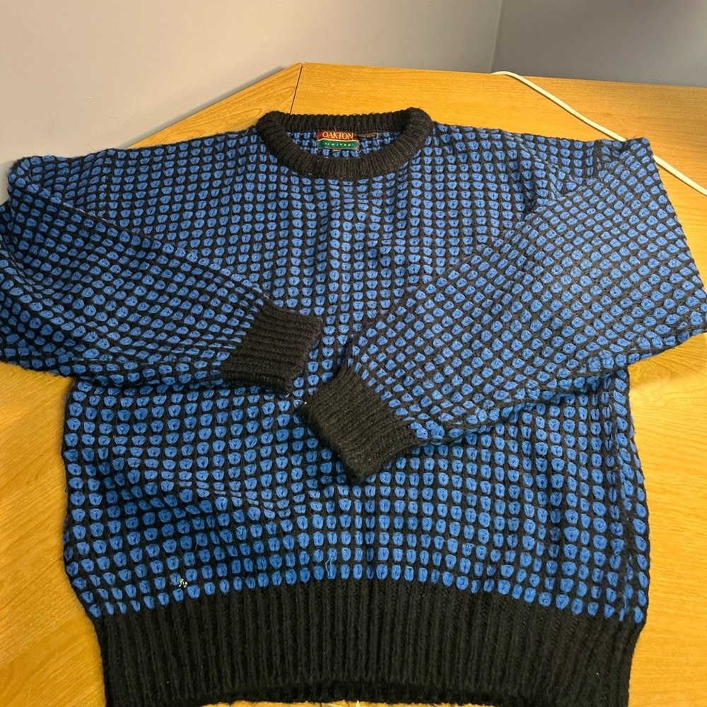 Vintage 1980's Oakton Limited Men's Sweater 2XLT BLUE